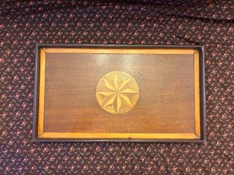 Vintage wooden serving tray