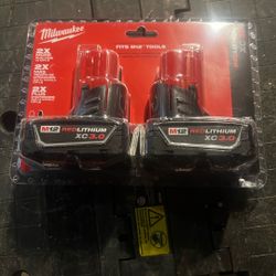 M12 Batteries 2 Pack Of 3Ah Batteries. 