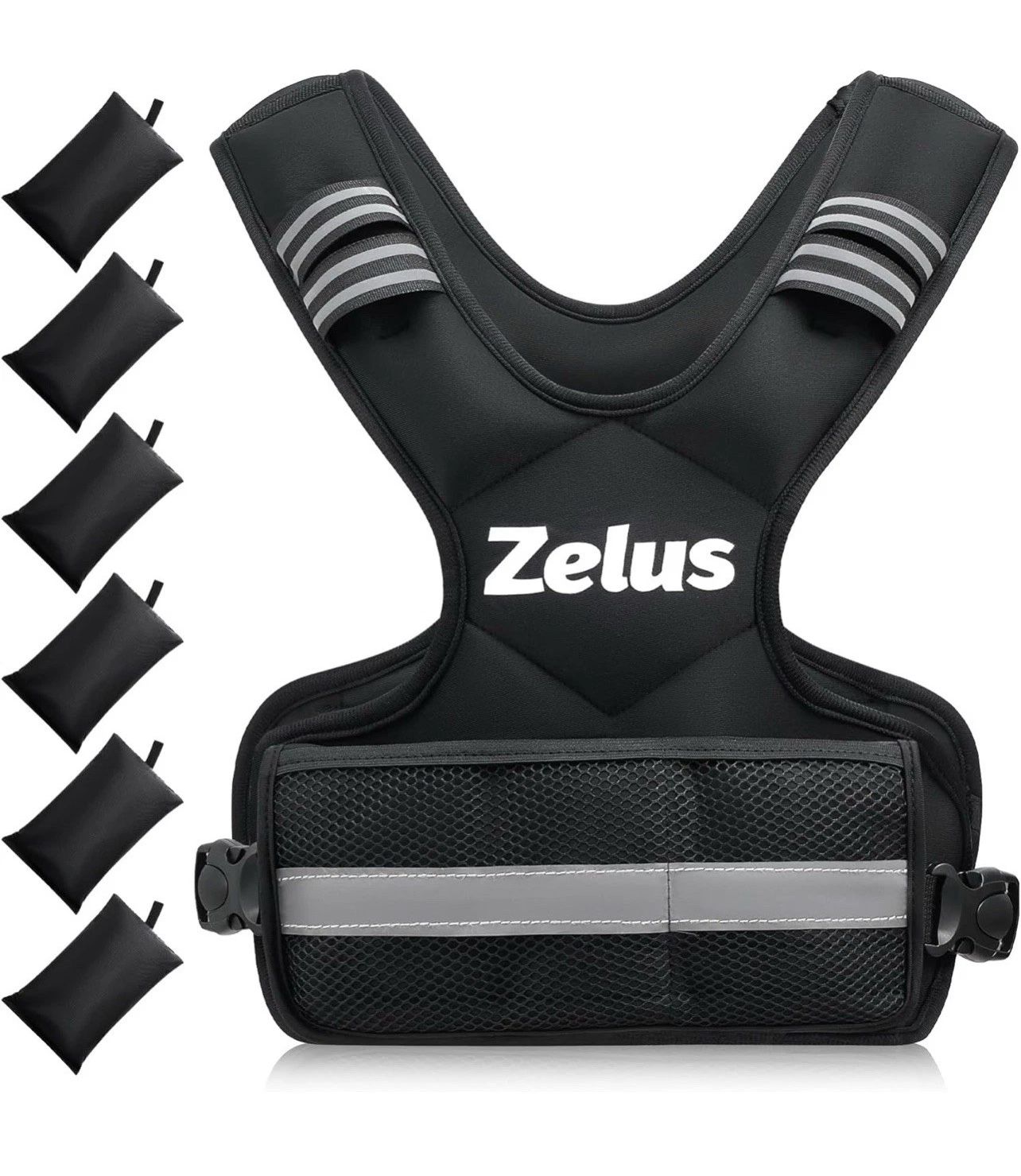 ZELUS Weighted Vest for Men and Women | 4-10lb/11-20lb/20-32lb