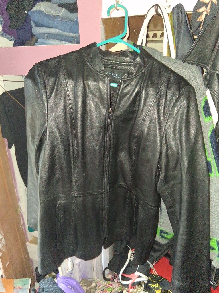 Kenneth cole leather jacket