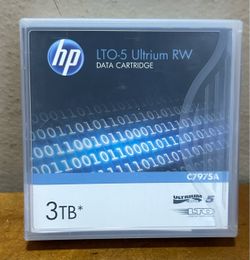 HP LTO-5 Ultrium 3TB RW Data Cartridge C7975A