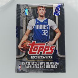 2025 Topps NBA Blackout TARGET Exclusive
