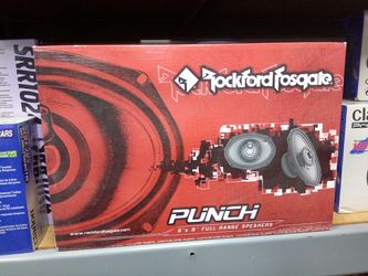 New Rockford Fosgate Punch 6x9 3 way car audio speaker pair