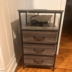 Nightstand with Charging Station