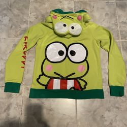 Hello Kitty Hoodsbee Convertible Plush Toy Hoodie Jacket Size L  Karopi(RARE)