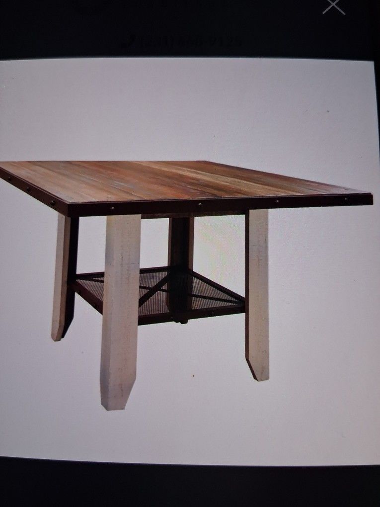 Antique Barnwood Counter Table