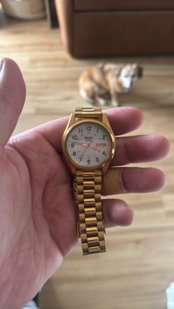 Gold Seiko day and date
