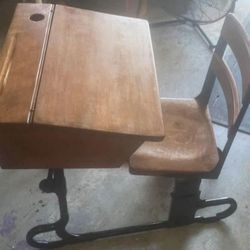 Vintage School Desk