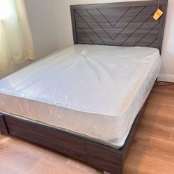 Cama Queen Size Nueva En Su Caja Incluye Colchon