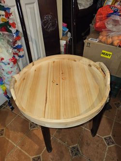 Big Size Solid Wood tray like new