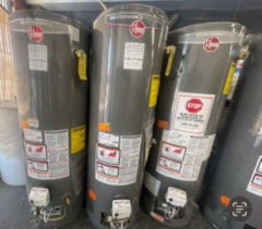 New Water Heater Rheem Performance Platinum Gas