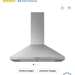 Samsung 30 in. Wall Mount Range Hood with LED Lighting in Stainless Steel