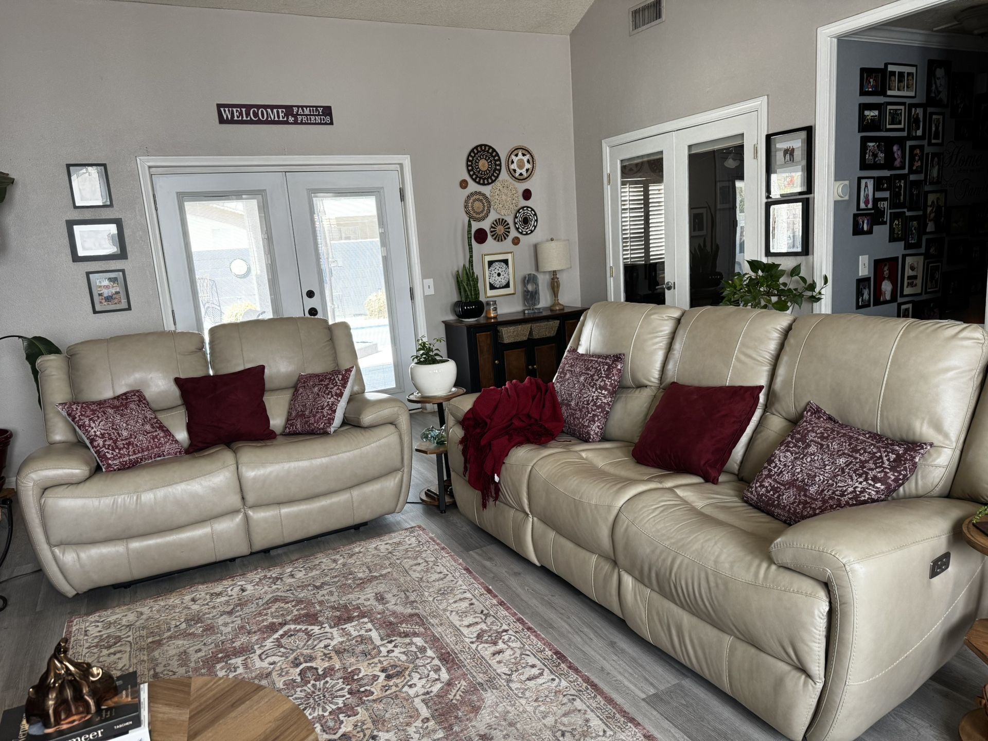 Leather Sofa And Loveseat 