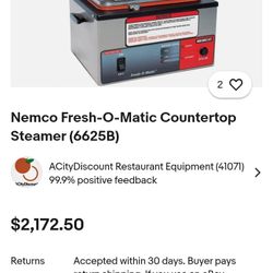 Nemco Countertop Steamer