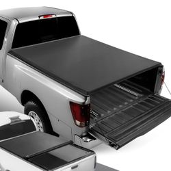 Nissan Titan 5.7ft Bed Vinyl Soft Roll -Up Tonneau Cover for 2004 to 2015