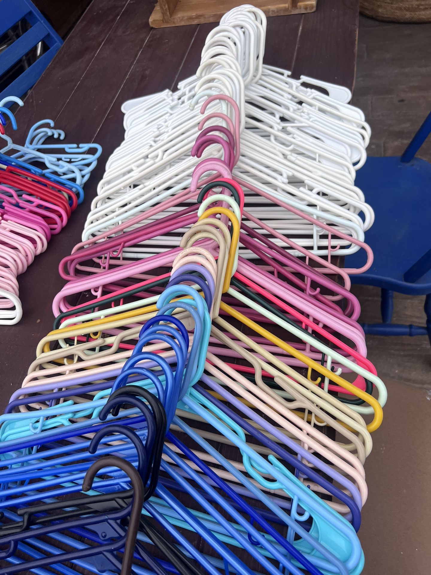 Large 70 Small 40 Plastic Hangers 
