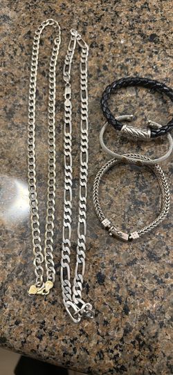 925 Silver Necklaces And Bracelets 