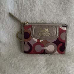 Vintage coach wallet keychain 