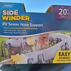 RV CAMPER SEWER HOSE SIDE WINDER 20' BRAND NEW