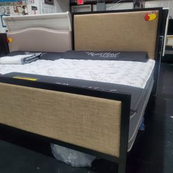 CLARKE steel Upholstered Platform Frame 