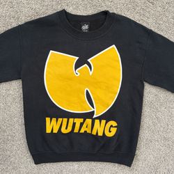 🔴Wu-Tang Sweater Size Medium Big Wu Logo Rocksmith Collab Rare Gza Rza