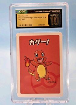 2019 POKEMON PLAYING CARDS JAPANESE OLD MAID CHARMANDER CGC 10 PRISTINE