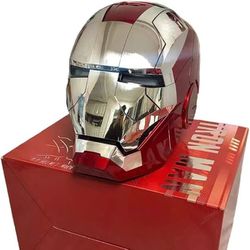 YONTYEQ Iron-Man MK 5 Helmet Wearable Electronic Open/Close Iron-Man Mask Kids Toys Birthday Christmas Gift
