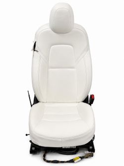 2017-2024 Tesla Model 3 Model Y Front RH Passenger Seat White OEM Complete