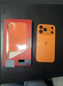 2 Orange iPhone 17 pro max cases