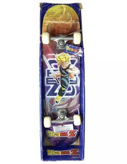 Vintage Dragonball Z SSJ Trunks Skateboard (2000) Bird Studio - Brand New