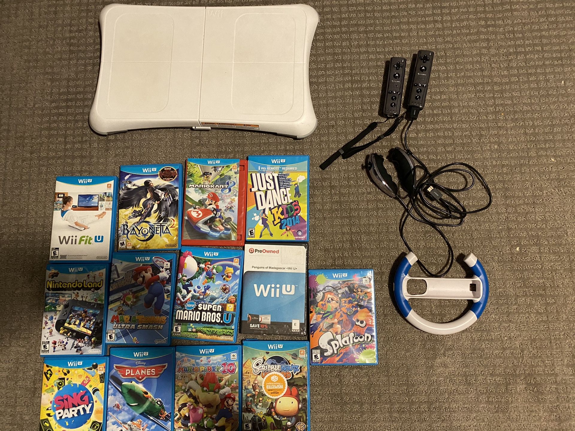 Nintendo Wii U console and games