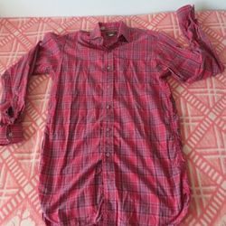 vintage M.L. LEDDY'S - Handmade Texas Western Plaid Shirt no size