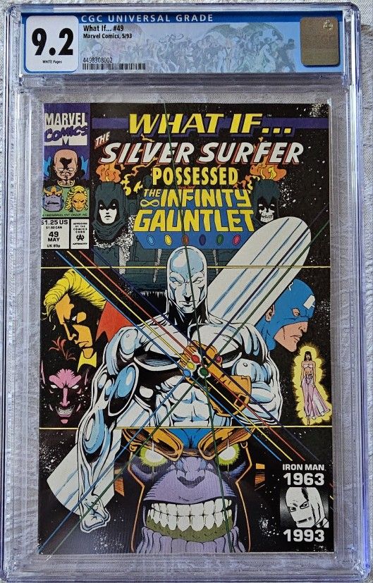 Marvel Comics What If? #49 Silver Surfer Iconic Cover CGC 9.2 GRADE W/ Special Marvel Label 🏷 🔥🔥🔥