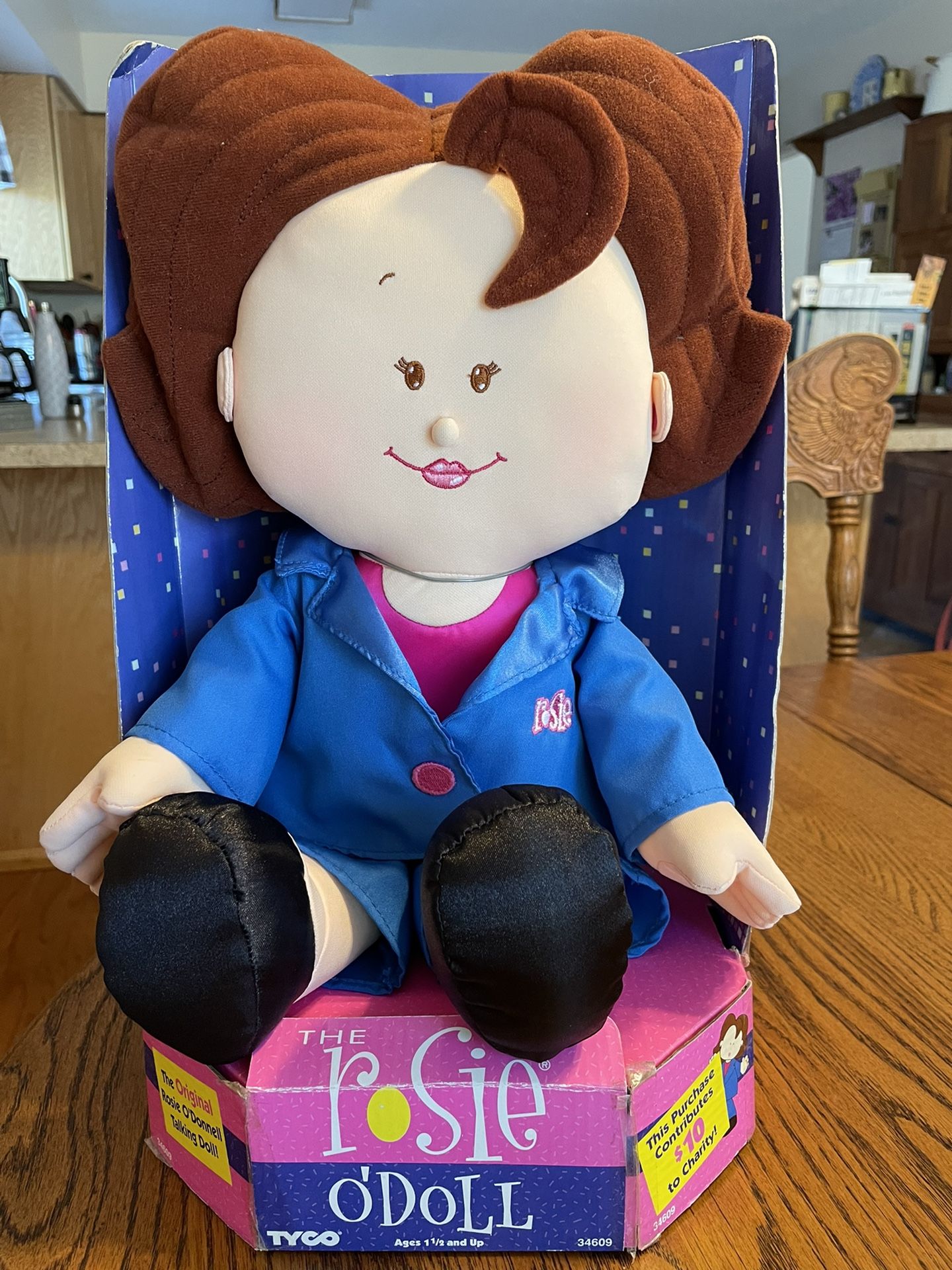 Vintage 1997 Tyco Rosie O’Donnell Charity Doll New