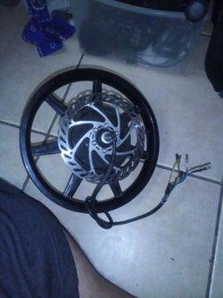 Ebike Electric Hub Motor and front Wheel with Disc Brake