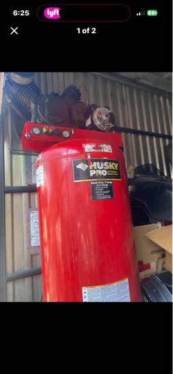 Husky 2 stage 80 gal rebuilt pump and motor 175 psi