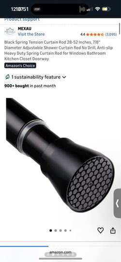 Curtain Rod and Curtain