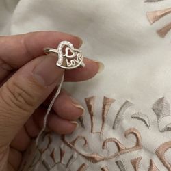 925 Sterling Silver Wedding Ring Size 7