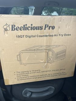 Beelicous Pizza Oven, 13" Pizza, 19qt air fryer