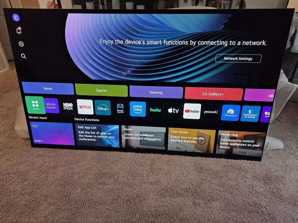 77" Inch 4K LG OLED TV C2