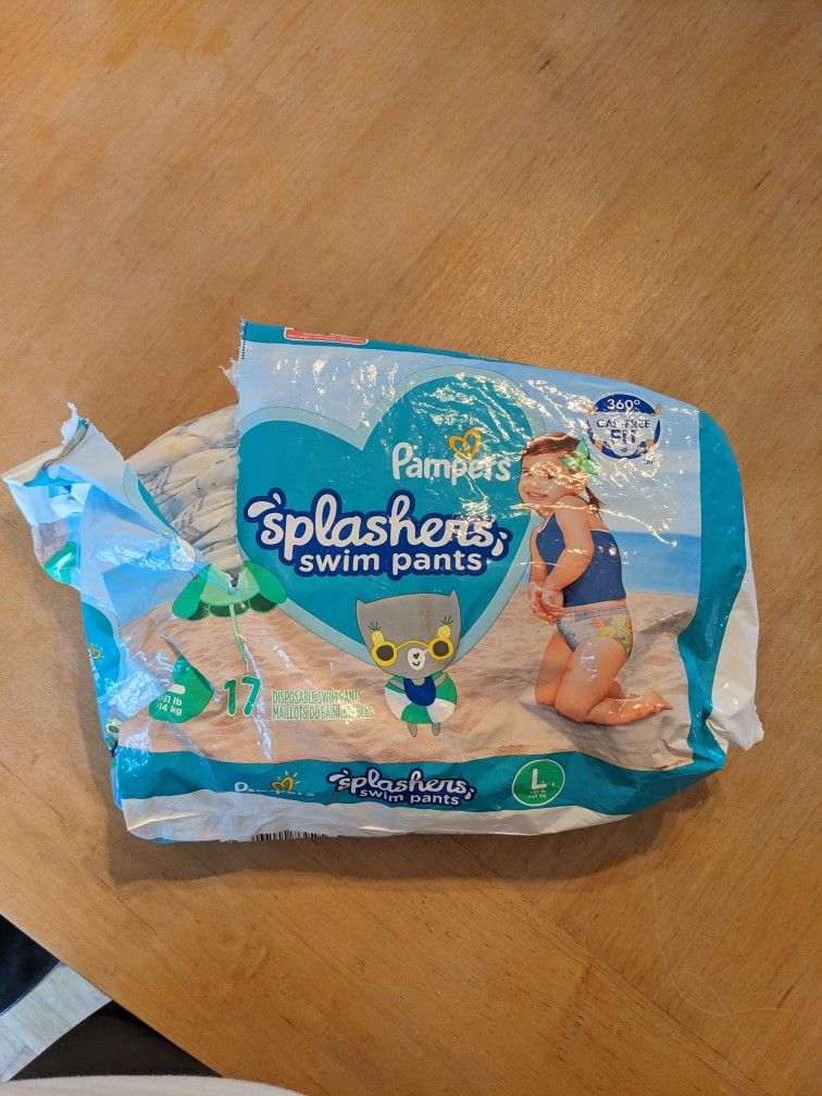 Free Open Bag Of Size Large Swim Diapers