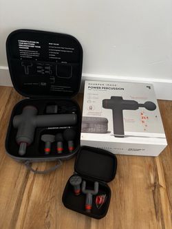 Massage gun with attachments