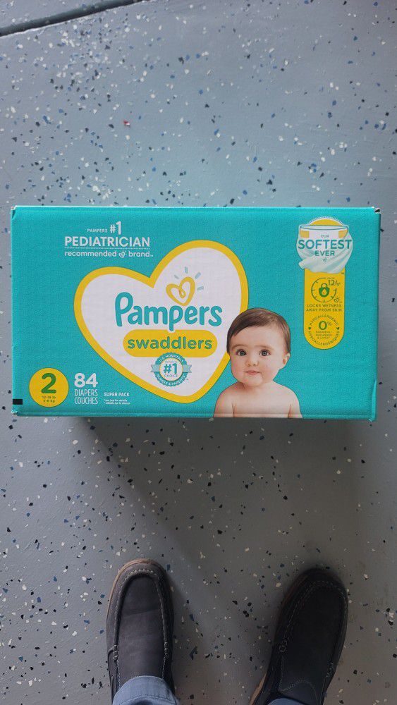 Pampers Diapers Size 2, 84 Counts