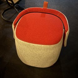 2017 Openest Chick Pouf Chair with Backrest by Patricia Urquiola & Haworth