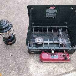 Coleman Liquid Gas Lanter And Stove