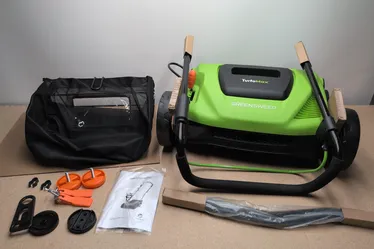 GreenSweep GS.38 Artificial Turf Power Sweeper, Corded Electric