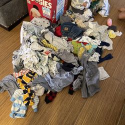 Boys Baby Cloths From 0-6 Months Bundle Pack