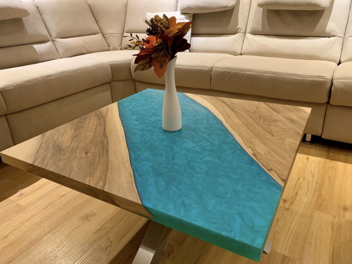 Epoxy Wood Coffee Table