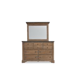 Beaumont White & Gray Dresser Mirror