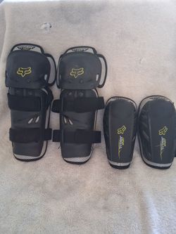 FOX Racing Titan Sport Youth Knee/Shin and Elbow Guards Set, BMX/MX/E-Bike